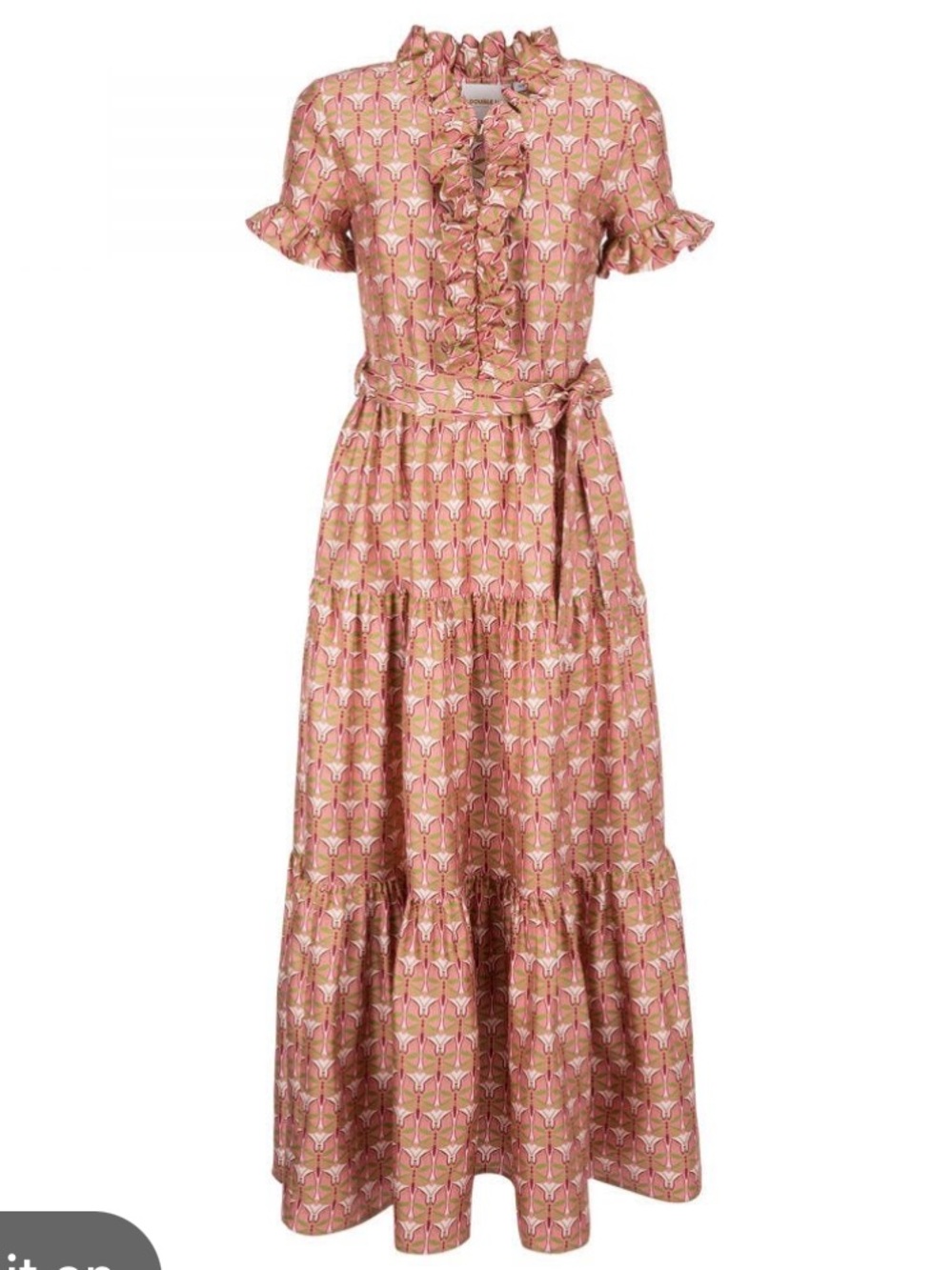La Double J Rosa Libellule Long & Sassy Shirt Dress NEW NWT